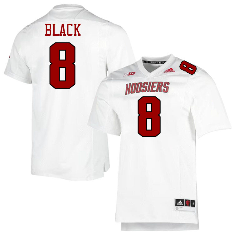 #8 Kaelon Black Indiana Hoosiers Football Jeresys College Apparels,Uniforms Stitched-Throwback White